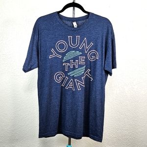 Next Level Apparel Men's t-shirt Young and giant navy